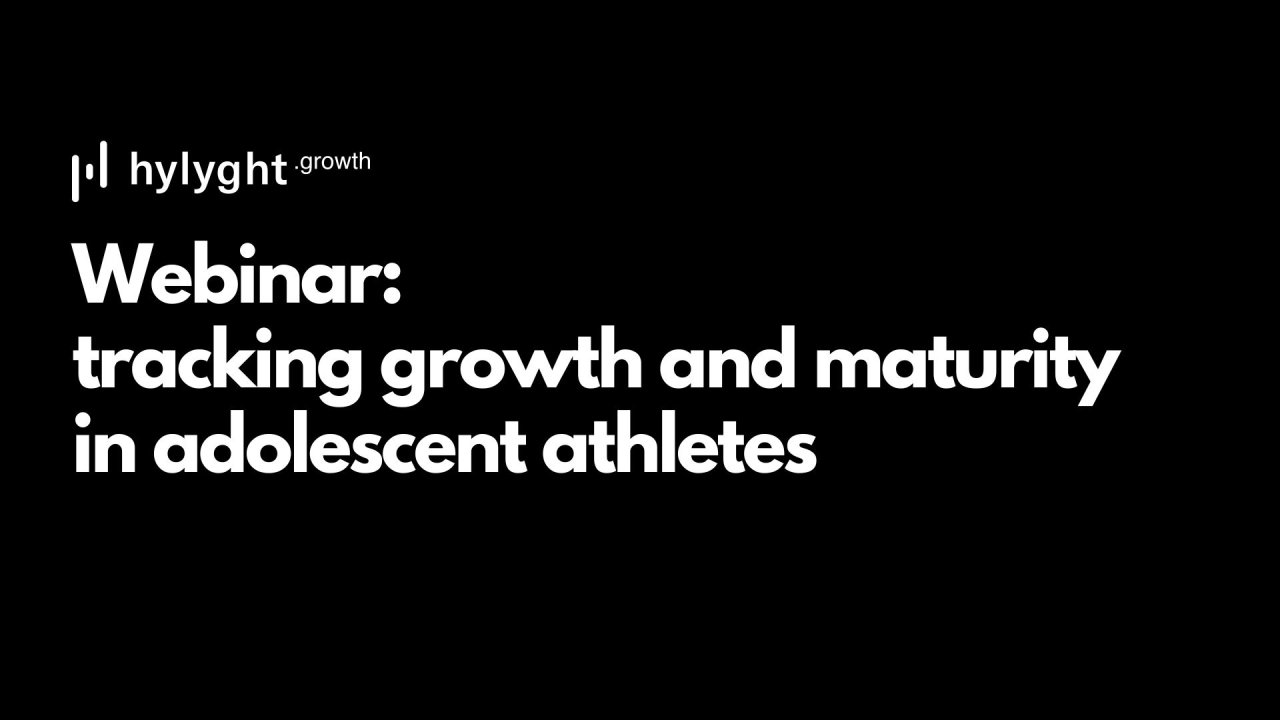 Webinar: tracking growth and maturity in adolescent athletes (ENG)