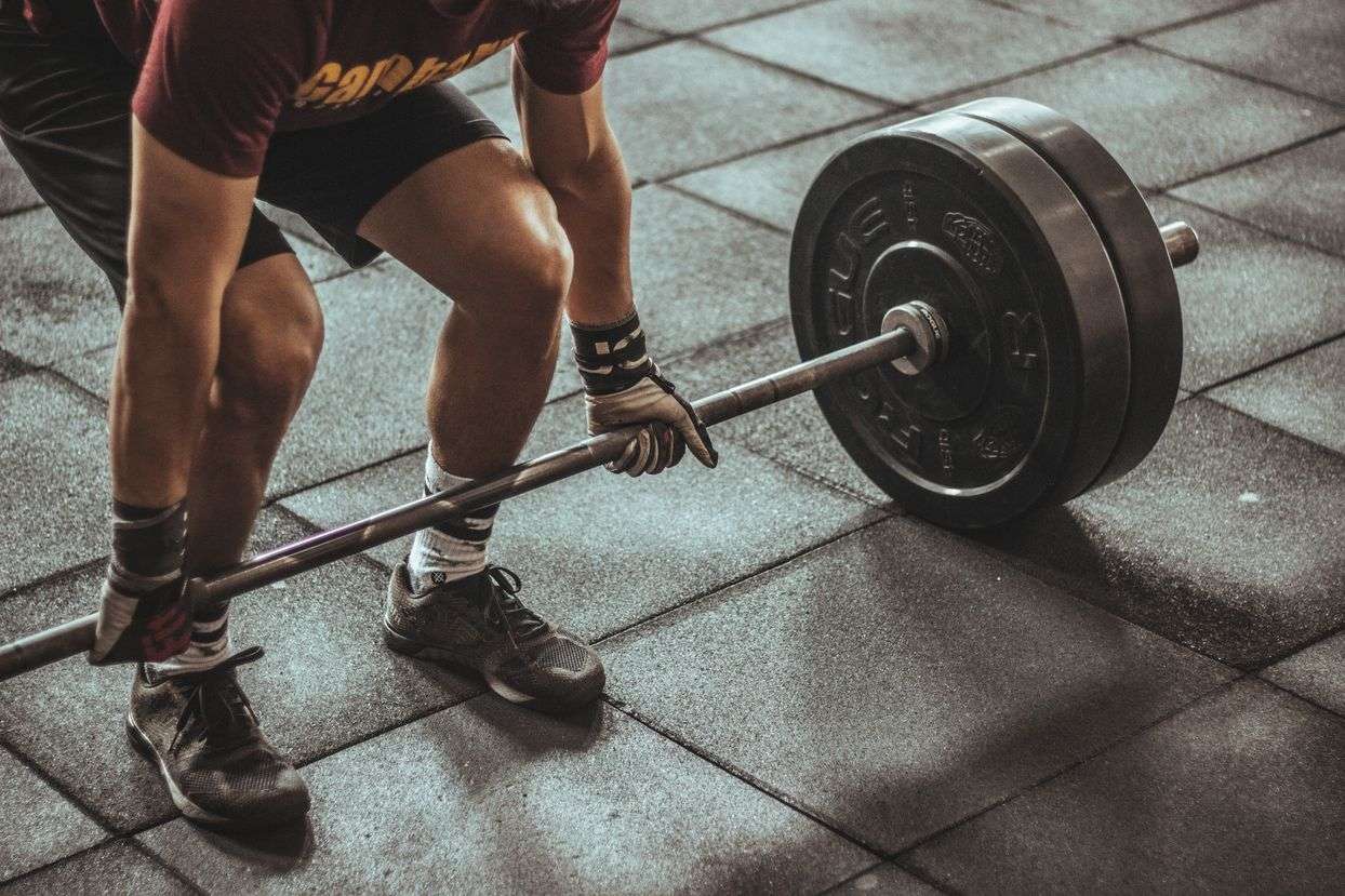 Progressive strength training in the form of a deadlift